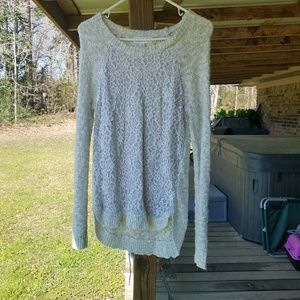 Lace & Knit Sweater